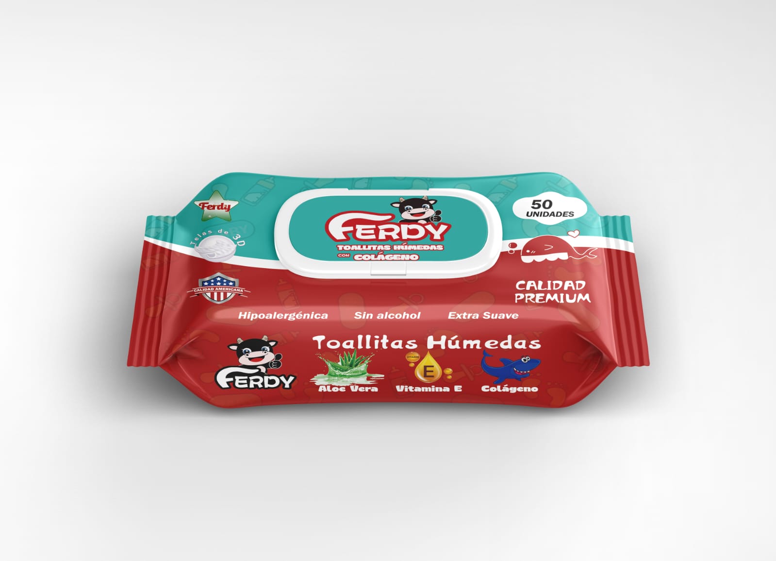Toallitas Ferdy 50u